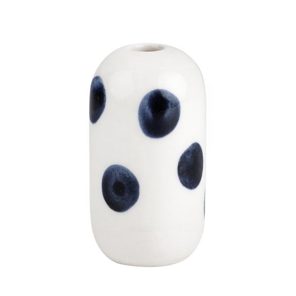 Vase Blue Dots