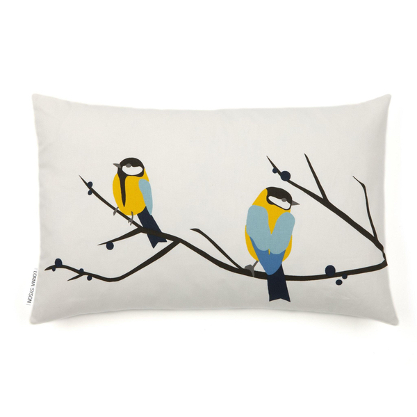 Cushion Great Tit & Juneberry Main